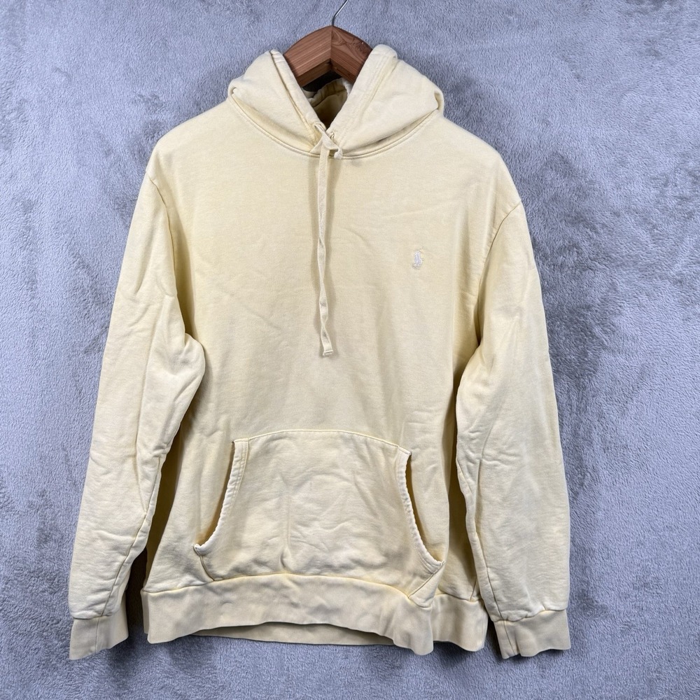 Polo Ralph Lauren Butter Yellow Pullover Hoodie Mens XL Basic Hooded Cotton